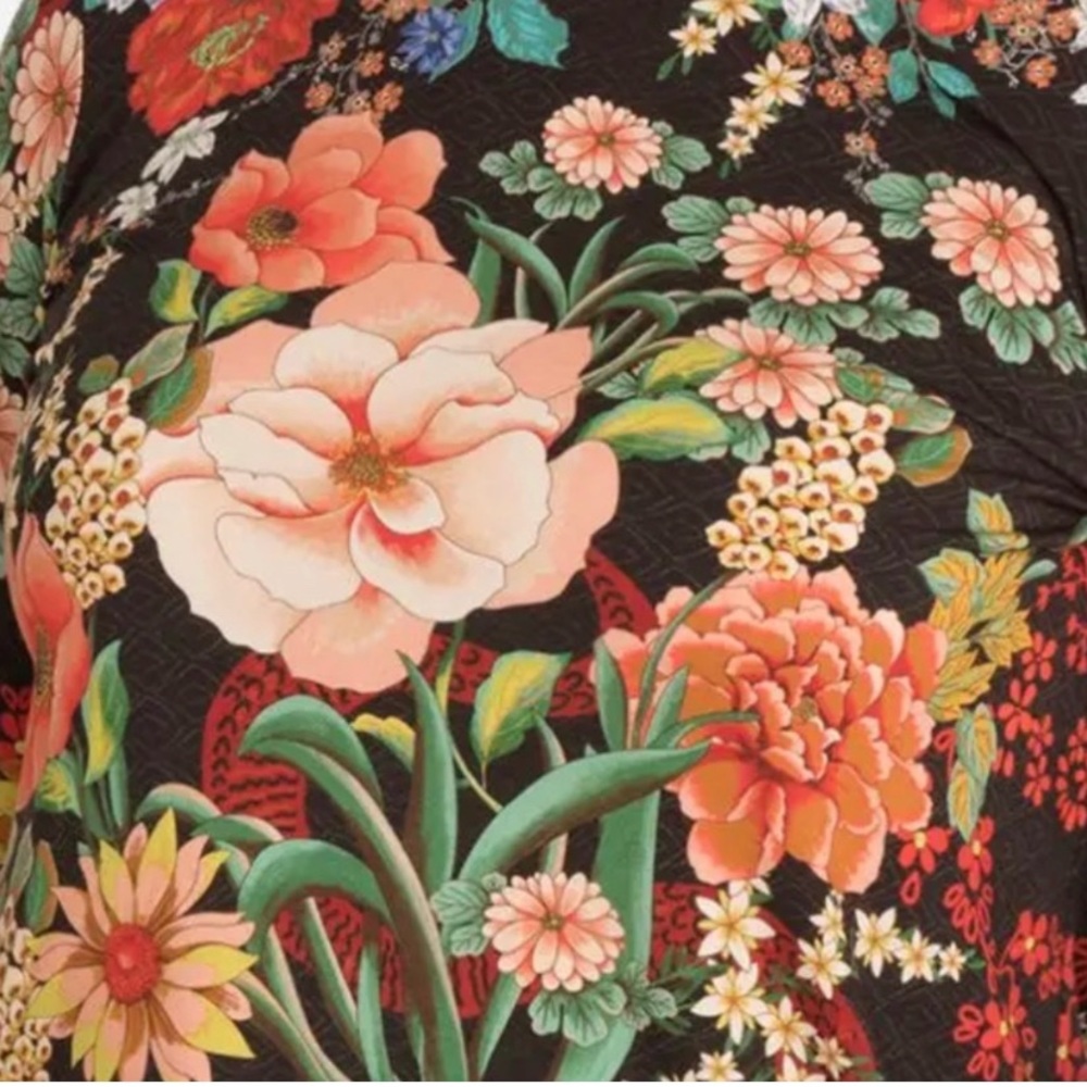Johnny Was Floral Babuska Favorite Crewneck Tee - Picture 3 of 11